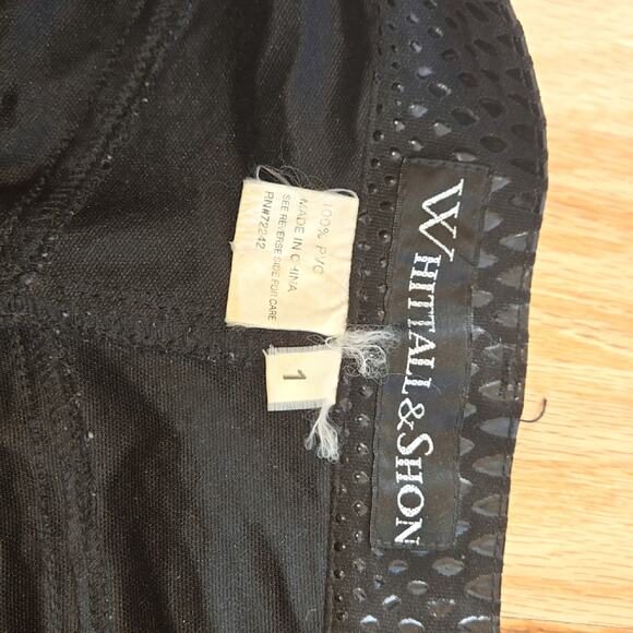 Whittall & Shon Croc Embossed Black Vintage Pants - Picture 4 of 8